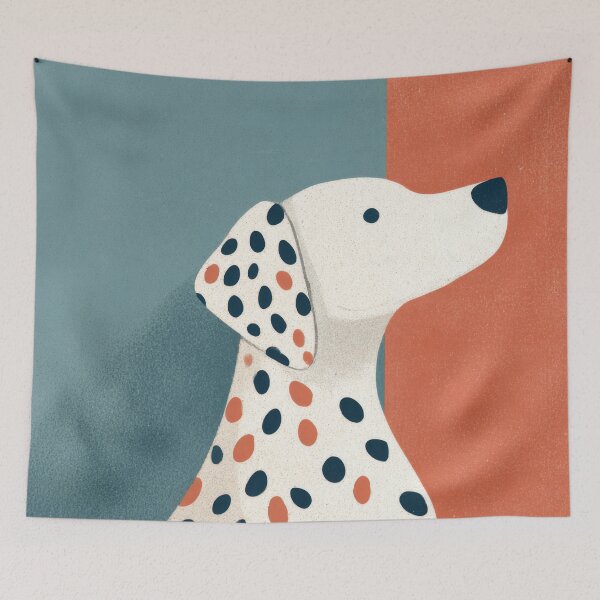 Item preview, Dog in a simple art design designed and sold by anytka.