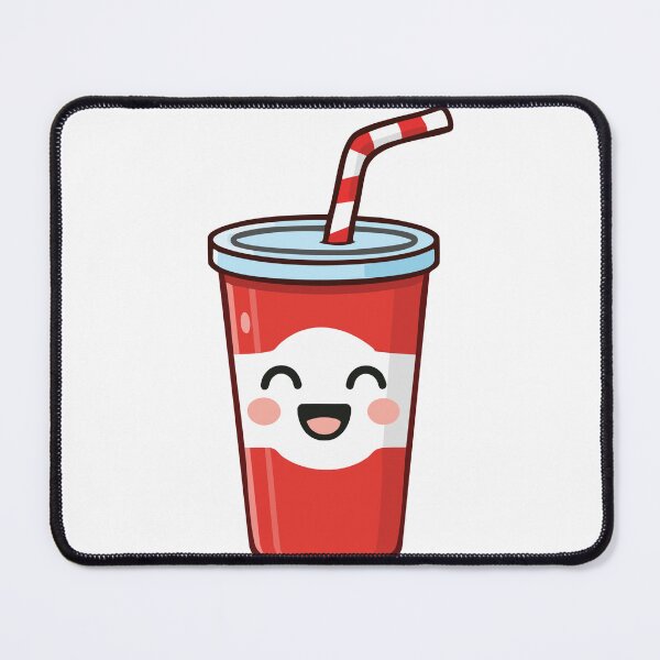 Item preview, Cute Soda Cup Sticker with Face | Kawaii Soft Drink Pastel Aesthetic designed and sold by Nuha28.
