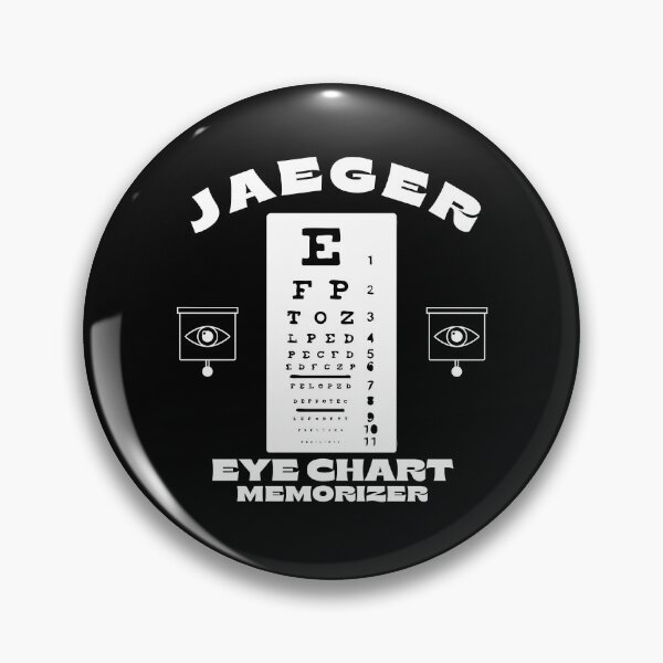 Item preview, Jaeger eye chart  designed and sold by Peerless-Prime.