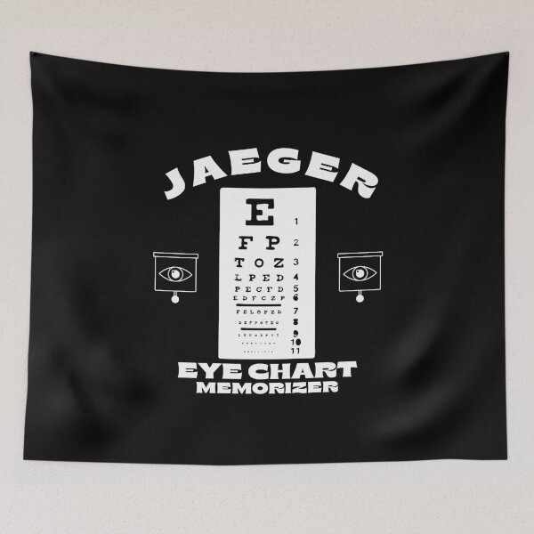 Item preview, Jaeger eye chart  designed and sold by Peerless-Prime.
