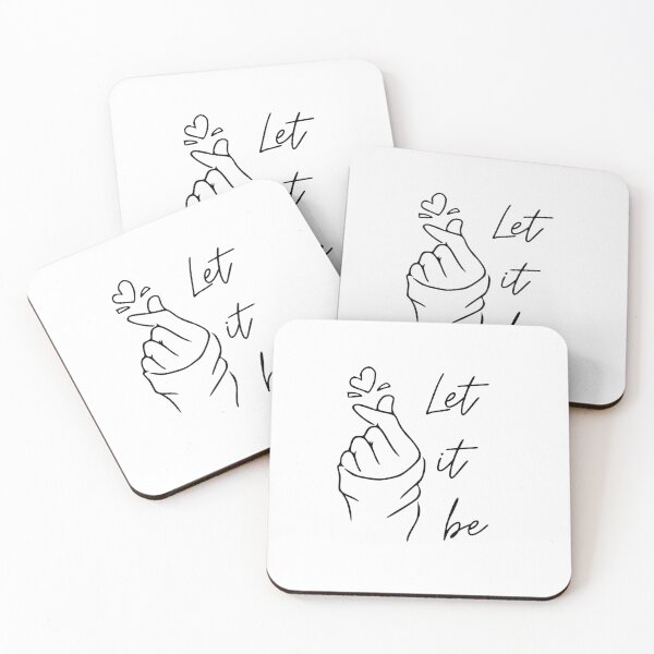 Item preview, Let It Be – Hand Heart Gesture Cute Minimalist Design designed and sold by CosmicCutouts.