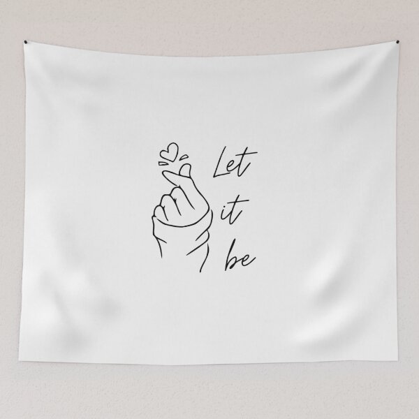 Item preview, Let It Be – Hand Heart Gesture Cute Minimalist Design designed and sold by CosmicCutouts.
