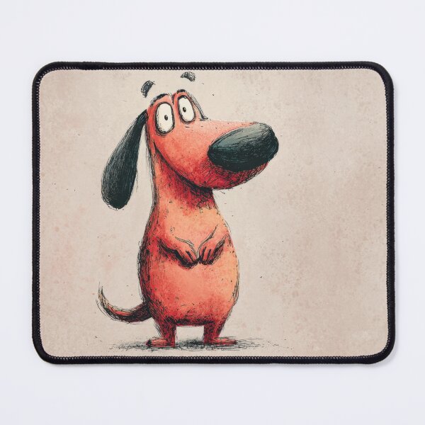 Item preview, Funny cartoon dog stands and looks designed and sold by anytka.