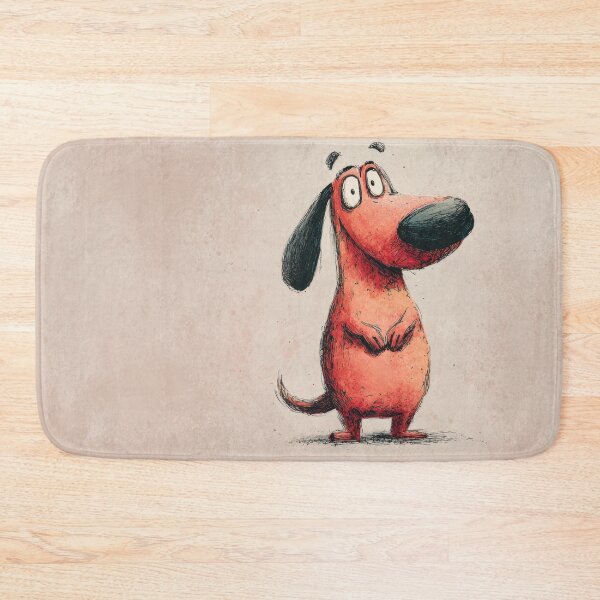 Item preview, Funny cartoon dog stands and looks designed and sold by anytka.