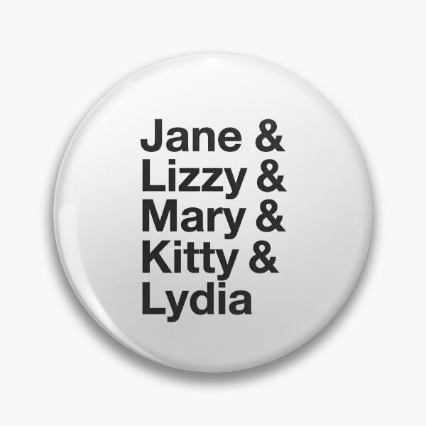 Item preview, Pride and Prejudice Bennet Sisters Jane Lizzy Mary Kitty Lydia Shirt designed and sold by Fenay Designs.