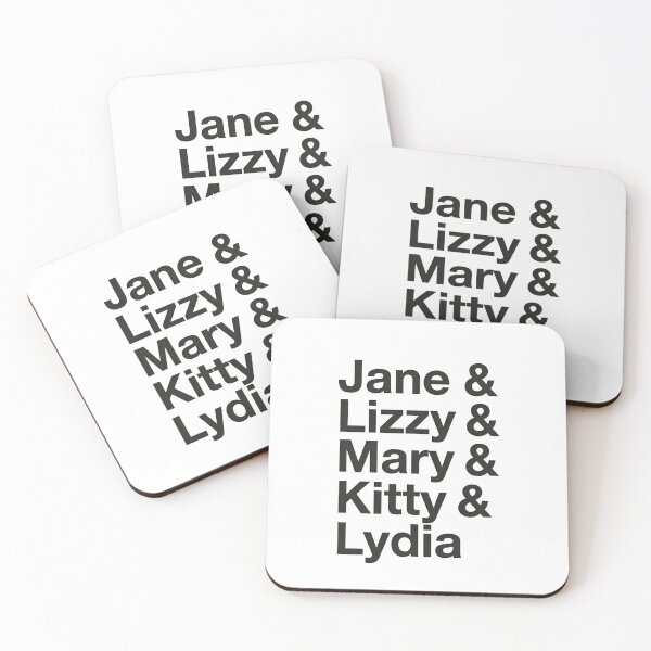 Item preview, Pride and Prejudice Bennet Sisters Jane Lizzy Mary Kitty Lydia Shirt designed and sold by Fenay Designs.