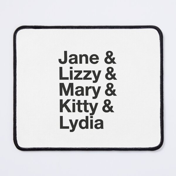 Item preview, Pride and Prejudice Bennet Sisters Jane Lizzy Mary Kitty Lydia Shirt designed and sold by Fenay Designs.