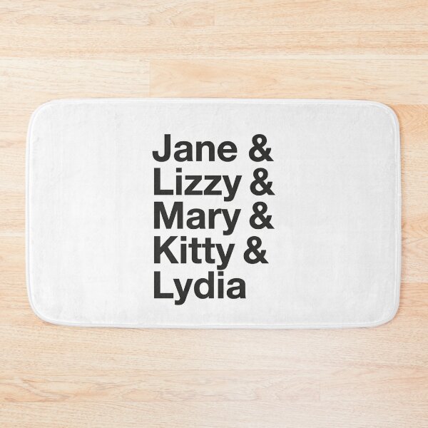 Item preview, Pride and Prejudice Bennet Sisters Jane Lizzy Mary Kitty Lydia Shirt designed and sold by Fenay Designs.