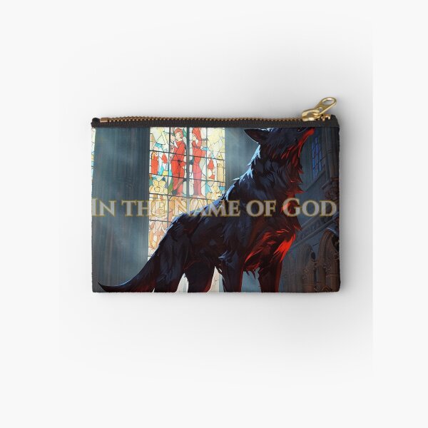 Item preview, Dark Sacred Wolf Advances Through Cathedral Nave designed and sold by GeoWhimsy Studio.