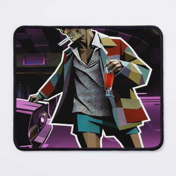 Item preview, Gonzo Geometric: The Bat Country Legend Sticker designed and sold by CleverCulture.