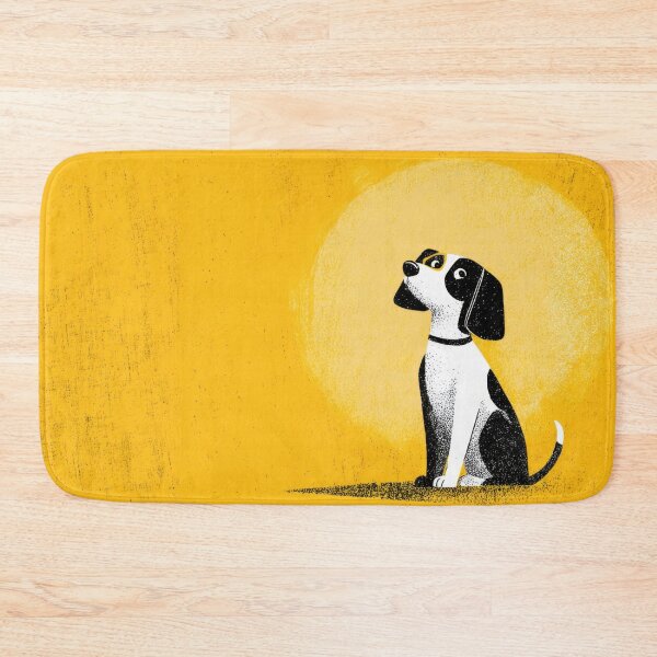 Item preview, Dog on yellow background designed and sold by anytka.