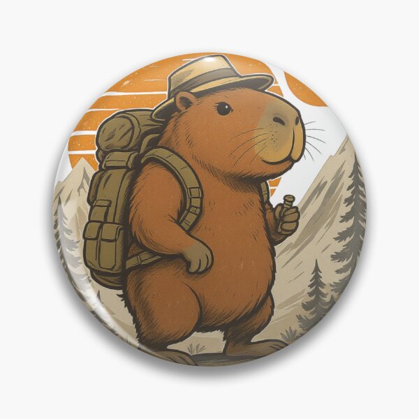 Item preview, Vintage Capybara Explorer designed and sold by NovaLumenCo.