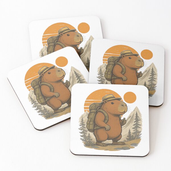 Item preview, Vintage Capybara Explorer designed and sold by NovaLumenCo.