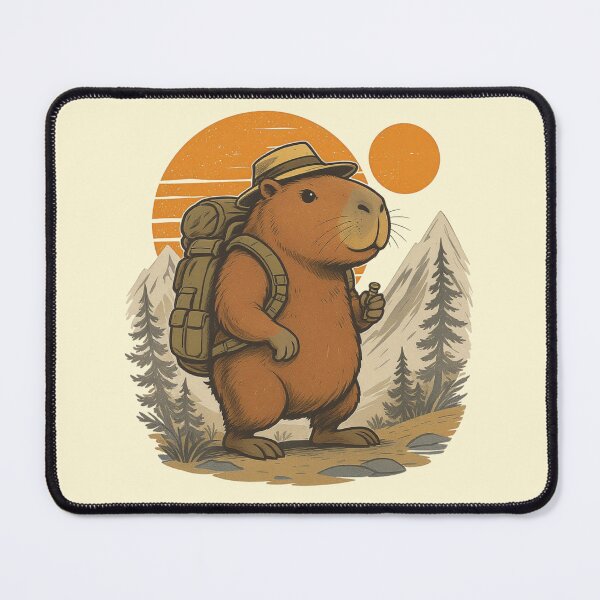 Item preview, Vintage Capybara Explorer designed and sold by NovaLumenCo.