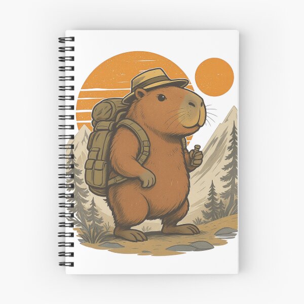 Item preview, Vintage Capybara Explorer designed and sold by NovaLumenCo.