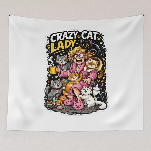 Item preview, Crazy Cat Lady designed and sold by GGAUL.