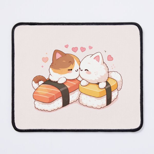 Item preview, Mochi & Lumi – Mochi & Lumi – Cozy Sushi Cat Duo designed and sold by Mochi Studio.