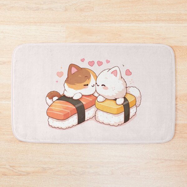 Item preview, Mochi & Lumi – Mochi & Lumi – Cozy Sushi Cat Duo designed and sold by Mochi Studio.