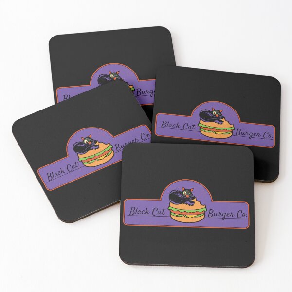 Item preview, Black Cat Burger Co. designed and sold by teaandcraft.