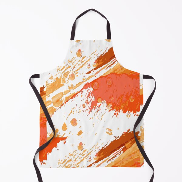 Item preview, Vibrant Orange Paint Splash Artwork with Water Drop designed and sold by Ishi Art Studio.