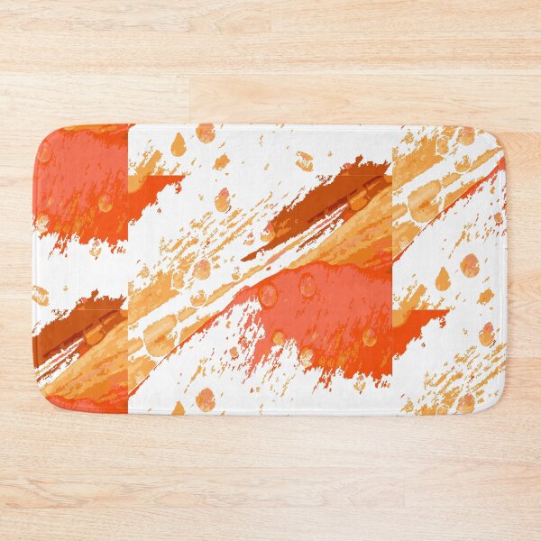 Item preview, Vibrant Orange Paint Splash Artwork with Water Drop designed and sold by Ishi Art Studio.