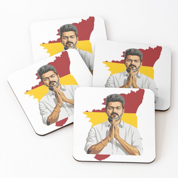 Item preview, Thalapathy Vijay TVK Flag Tamil Kollywood  designed and sold by alltheprints.