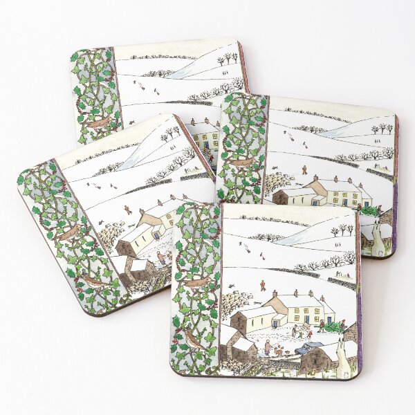 Item preview, Christmas carol illuminated manuscript - In the bleak midwinter designed and sold by eleanormharris.