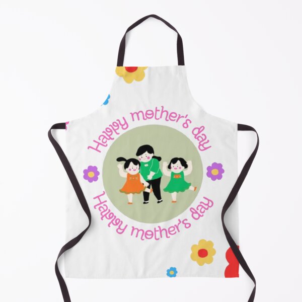 Item preview, Happy Mother's Day Floral Illustration – Mom with Two Daughters designed and sold by M1144.