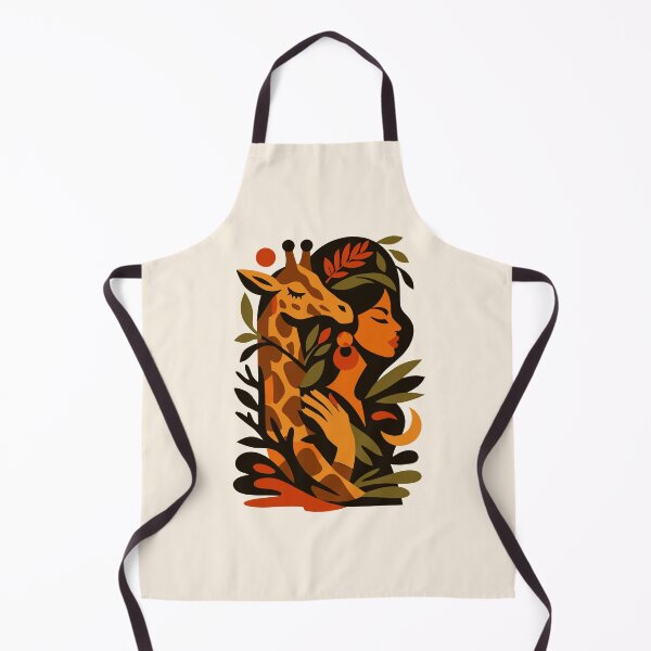 Item preview, Giraffe Whisper In Jungle Muse designed and sold by EdvvinStudios.