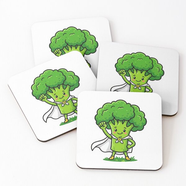 Item preview, Broccoli Superhero Cute Die Cut Sticker Healthy Eating Food Humor Gift designed and sold by Bmd4Fitness.