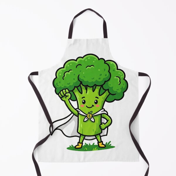 Item preview, Broccoli Superhero Cute Die Cut Sticker Healthy Eating Food Humor Gift designed and sold by Bmd4Fitness.