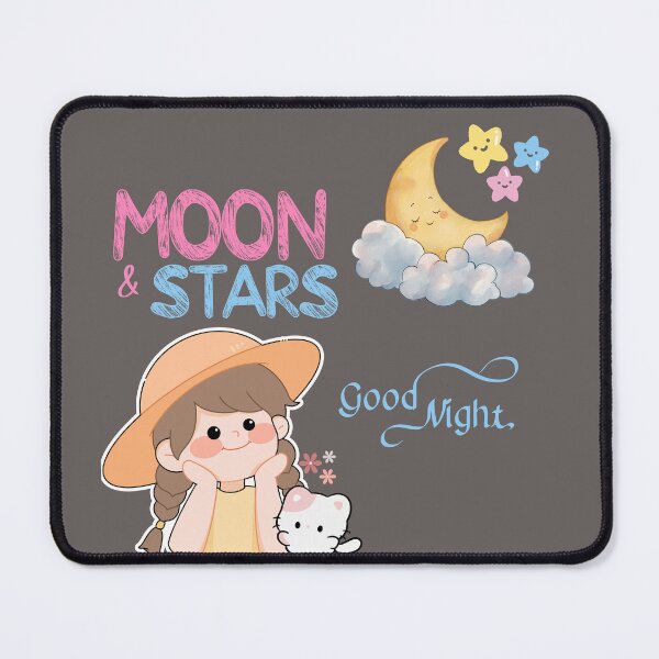 Item preview, Moon & stars designed and sold by PurpleCut.