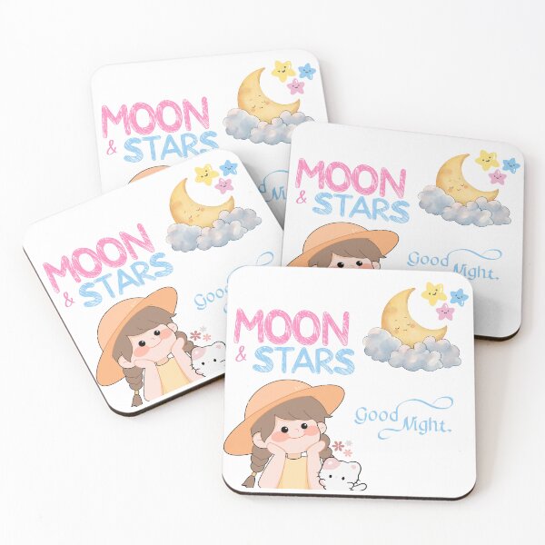 Item preview, Moon & stars designed and sold by PurpleCut.