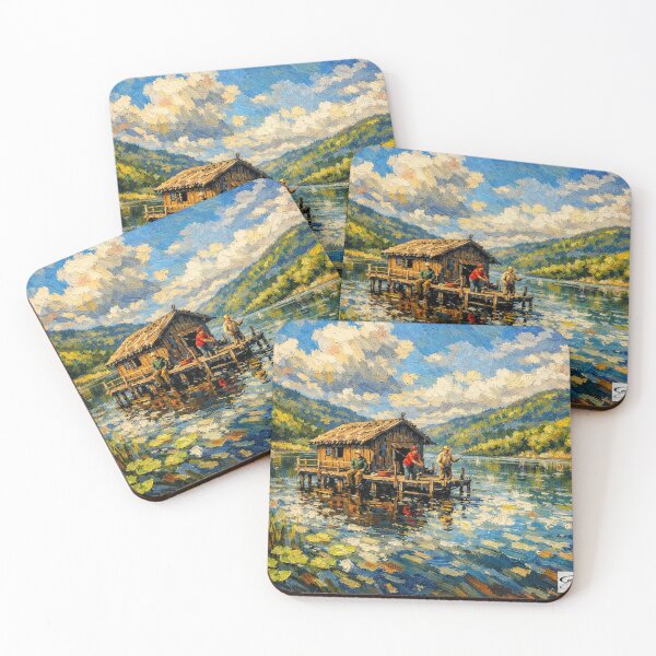 Item preview, Fishing in the Lake designed and sold by JJESTOICO.
