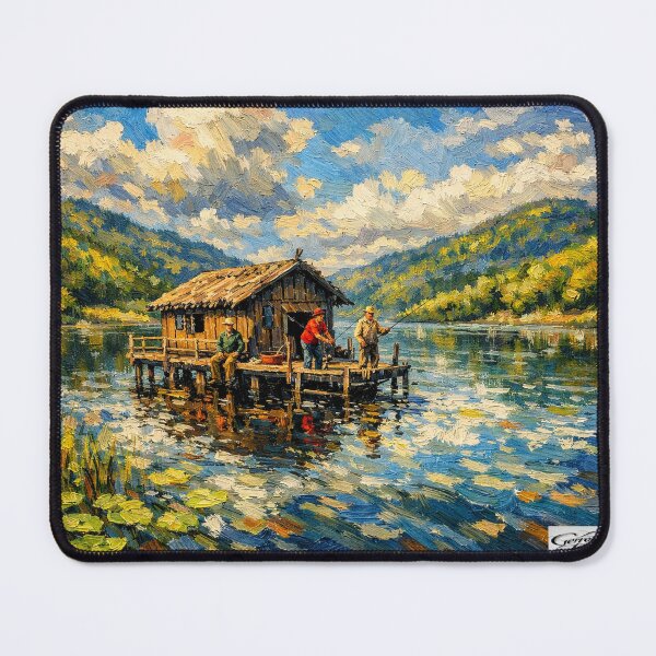 Item preview, Fishing in the Lake designed and sold by JJESTOICO.