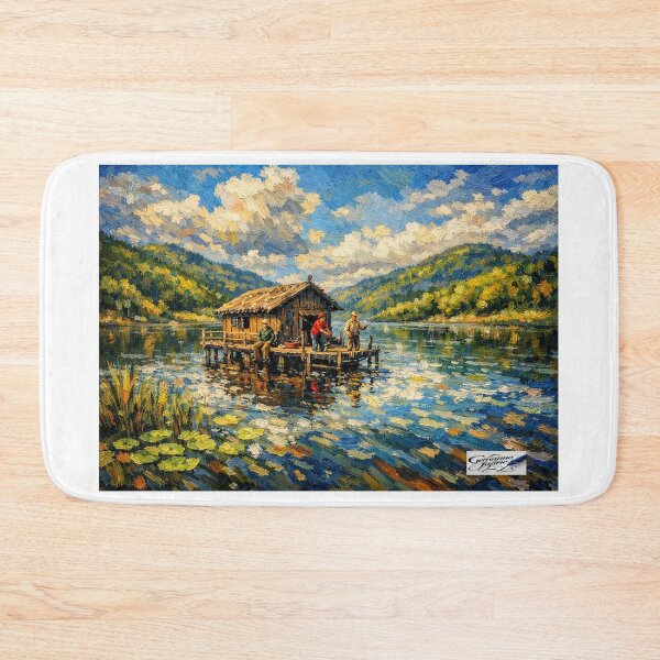 Item preview, Fishing in the Lake designed and sold by JJESTOICO.