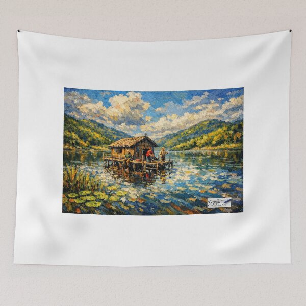 Item preview, Fishing in the Lake designed and sold by JJESTOICO.