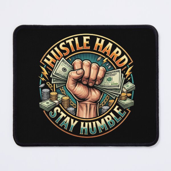 Item preview, Hustle Hard Stay Humble Money Mindset Graphic designed and sold by ZayCreates.