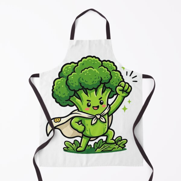 Item preview, Broccoli Superhero Cute Die Cut Sticker Healthy Eating Food Humor Gift designed and sold by Bmd4Fitness.