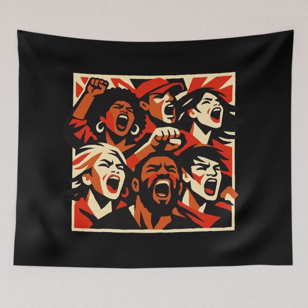 Item preview, Voices Rise In Graphic Unity designed and sold by EdvvinStudios.