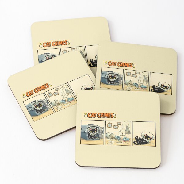 Item preview, Cat Crimes- No. 3: Post Vet Protest designed and sold by Heathenicia.