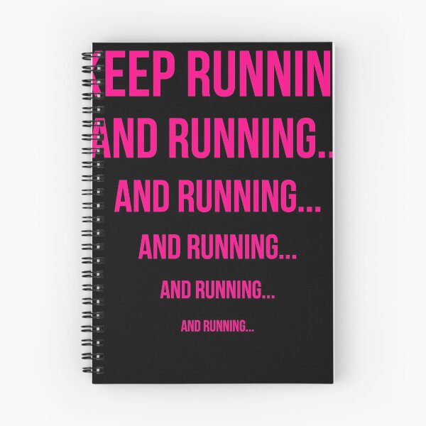 Item preview, Running Design Keep Running And Running Pink Cross Country Fitness Funny Gift designed and sold by threadsmonkey.