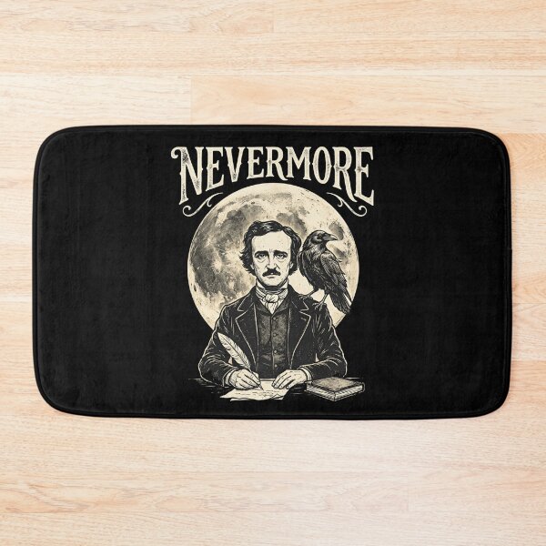 Item preview, Edgar Allan Poe Nevermore Full Moon Raven Writer Vintage Shirt designed and sold by Fenay Designs.