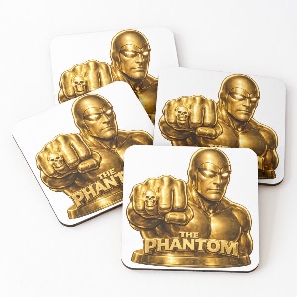 Item preview, The Phantom Golden Legacy – Ultra Realistic 3D Gold Statue Superhero Art designed and sold by Imagetore.