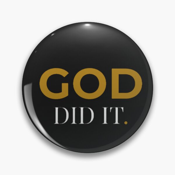 Item preview, GOD DID IT Christian Quote Minimalist Typography Faith Statement Design designed and sold by QuietRootStudio.