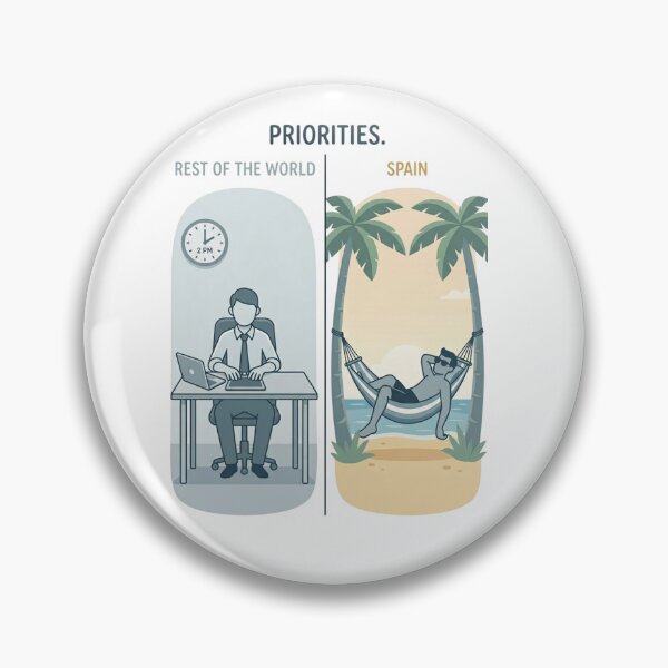 Item preview, Work-Life Balance: Rest of the World vs. Spain. Funny spanish designed and sold by Basement Labs.
