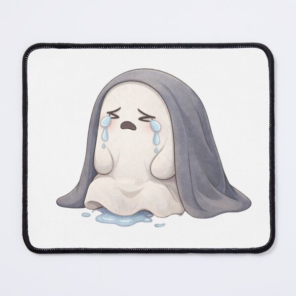 Item preview, Crying Ghost | Cute Kawaii Aesthetic | Sad Relatable Mood Design designed and sold by The Mood Index.