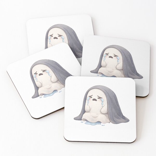 Item preview, Crying Ghost | Cute Kawaii Aesthetic | Sad Relatable Mood Design designed and sold by The Mood Index.