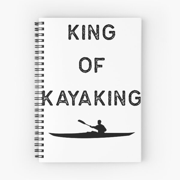 Item preview, Kayak Design King Of Kayaking Dark Kayaking Regalo de pesca Remo designed and sold by threadsmonkey.