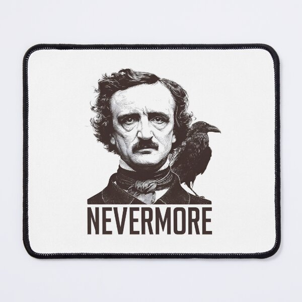 Item preview, Edgar Allan Poe Nevermore Sepia Raven Portrait Literature Shirt designed and sold by Fenay Designs.